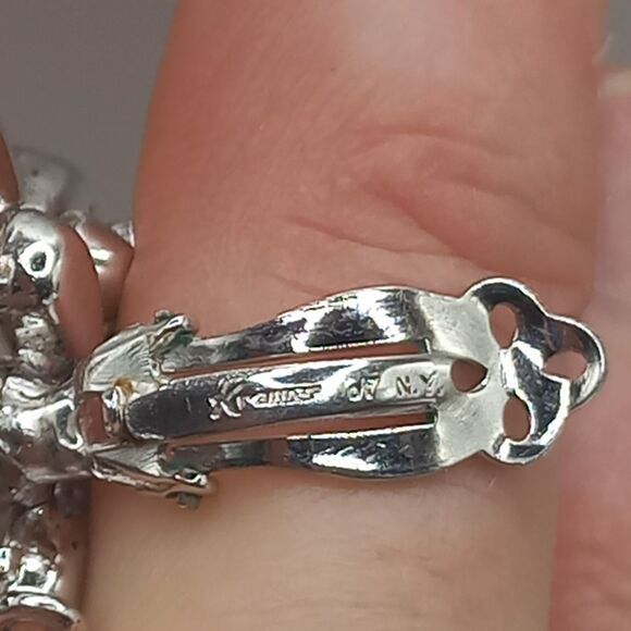 KRAMER of NY Wedding Vintage Bracelet Earrings SIGNED - Picture 8 of 11